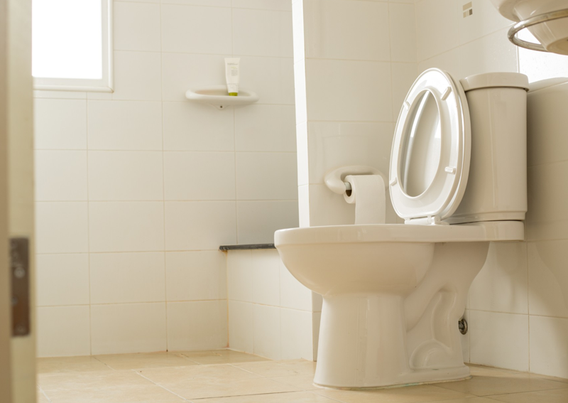 interior of bathroom