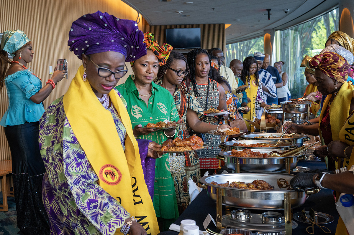 African Immigrant Heritage Night Celebration food